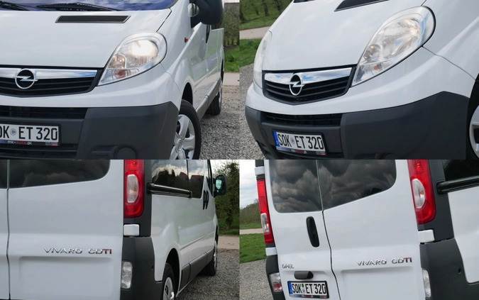 Opel Vivaro cena 62900 przebieg: 164976, rok produkcji 2012 z Chorzele małe 781